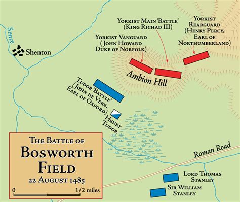 bosworth battle map